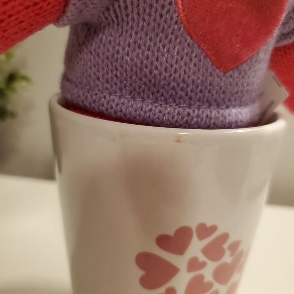 🌺 3/$25 Sock Monkey in mug with heart design 💕 - Picture 12 of 16